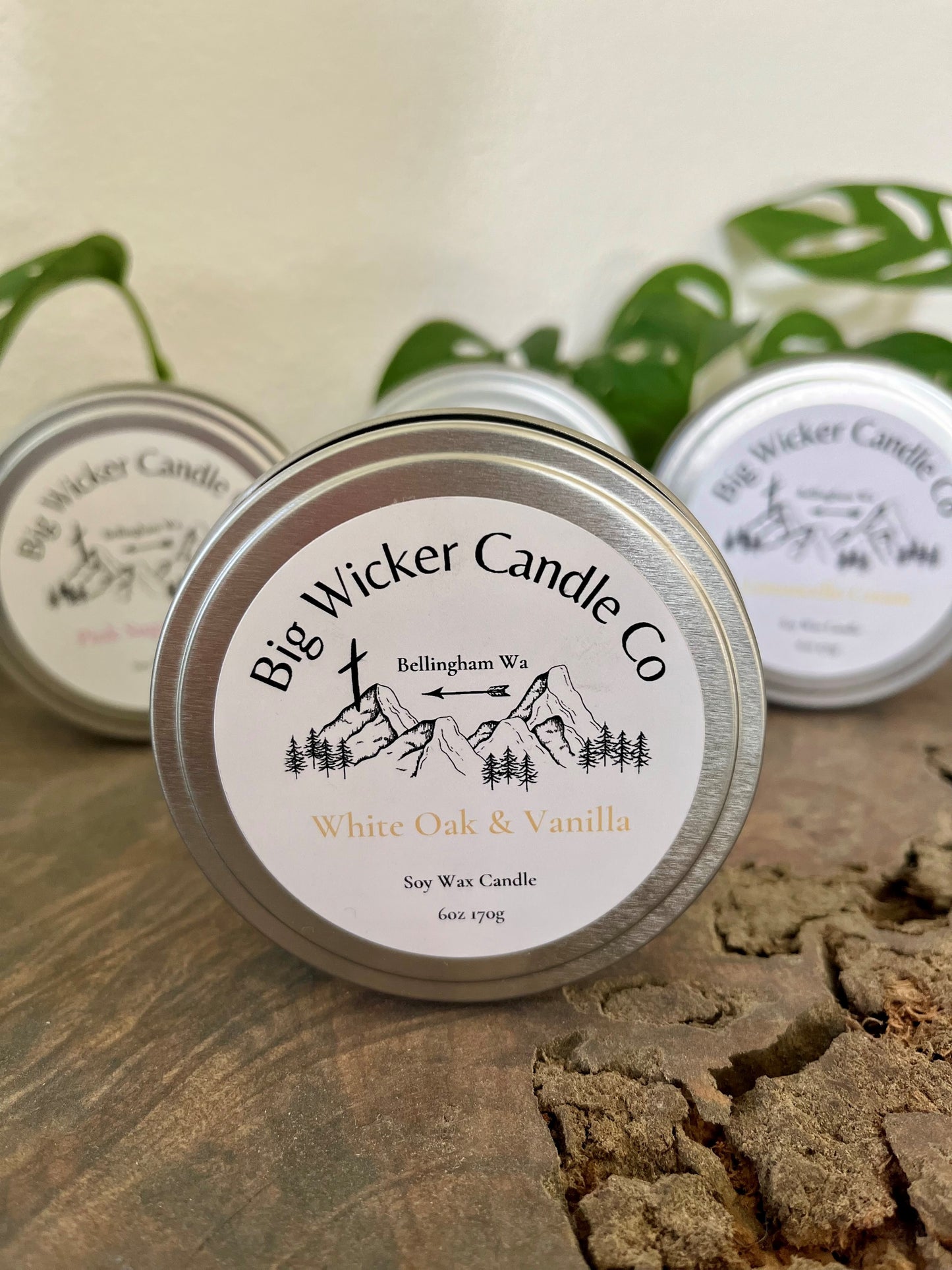 White Oak & Vanilla tin