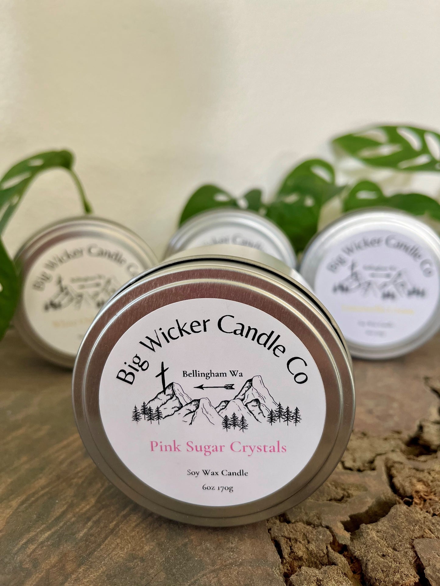 Pink Sugar Crystals tin