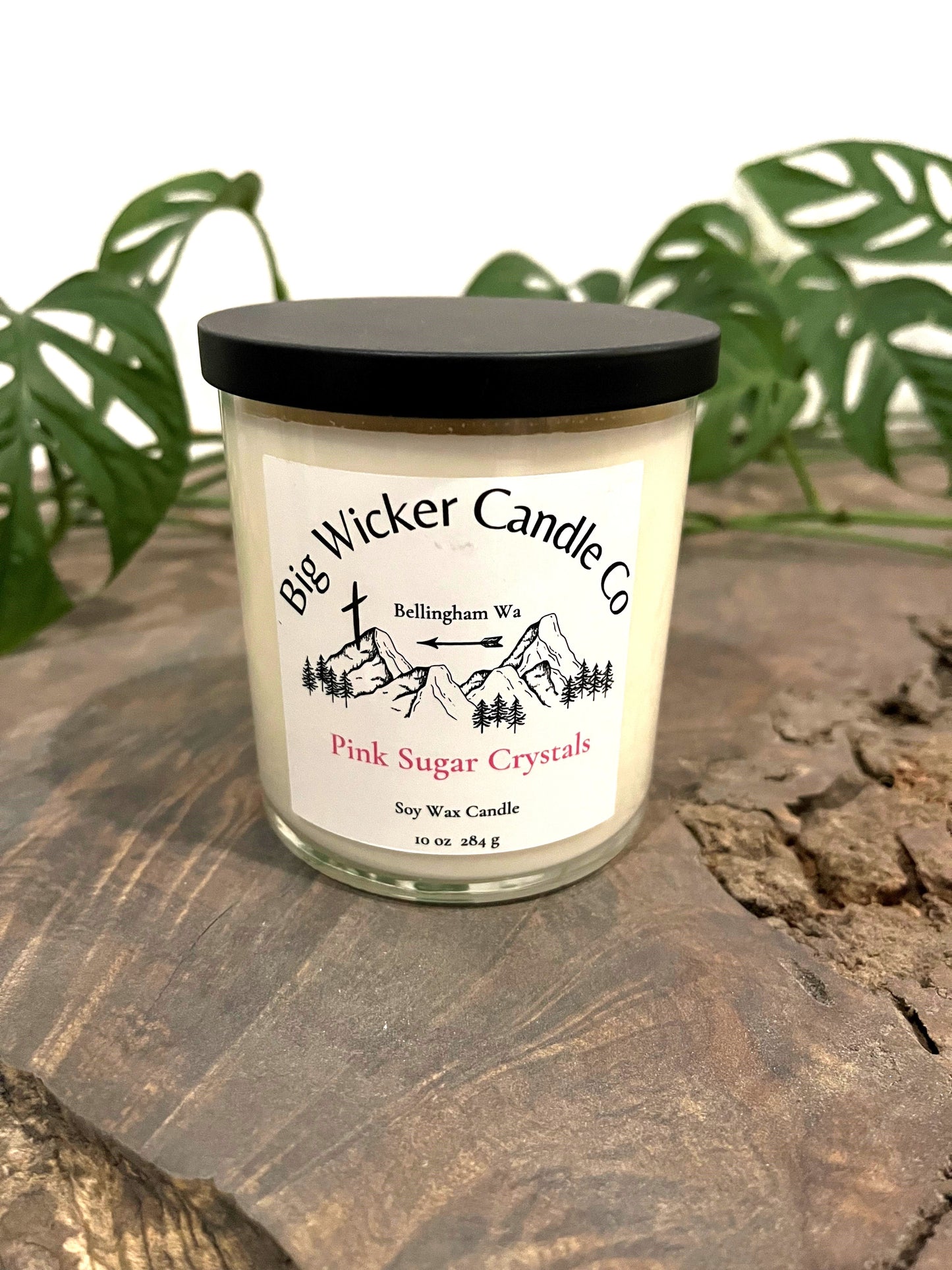 Pink Sugar Crystals jar