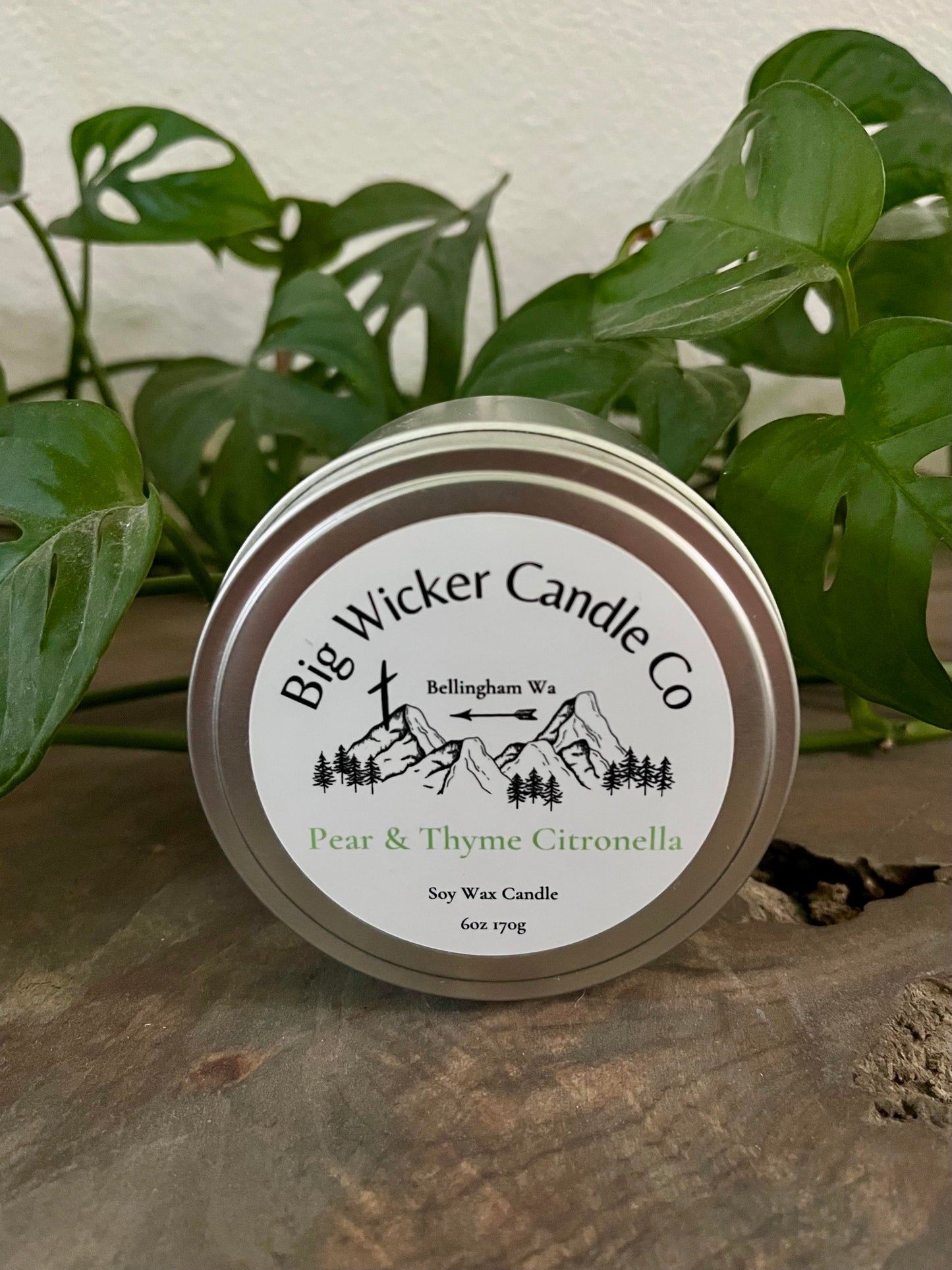 Pear & Thyme Citronella tin